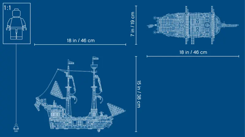LEGO® Creator 3 in 1 - Corabie de pirati 31109, 1264 piese [7]