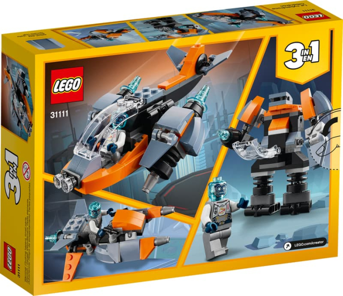 LEGO Creator 3 in 1 - Drona cibernetica 31111, 113 piese [5]