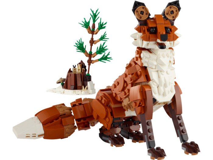 LEGO Creator 3 in 1 - Vulpe Rosie 31154, 667 piese, [2]