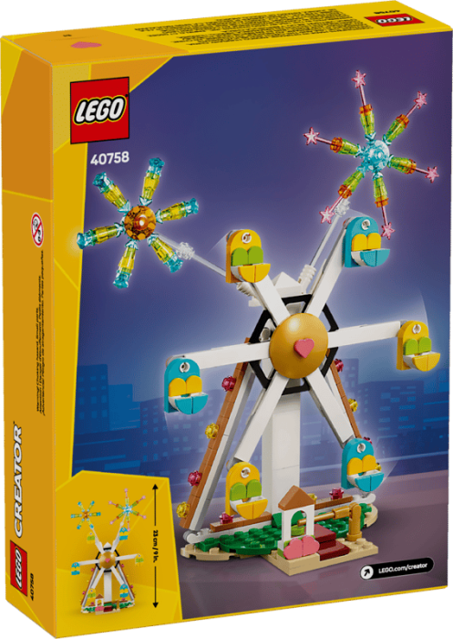 LEGO Creator - Sărbătoare: Roata Ferris cu artificii 40758,  230 piese [3]