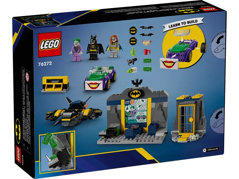 LEGO® DC - Batcave™ cu Batman™, Batgirl™ si Joker™ 76272, 184 piese [2]