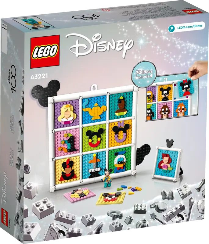 LEGO® Disney - 100 de ani de figuri emblematice de animatie Disney 43221, 1022 piese [5]