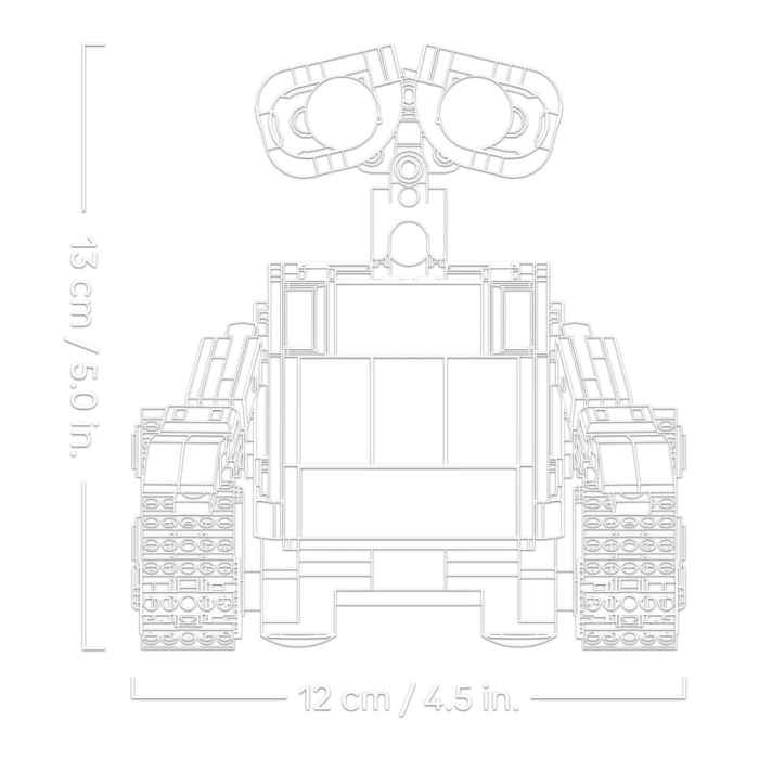 LEGO® Disney Pixar - WALL-E si EVE 43279, 811 piese [5]