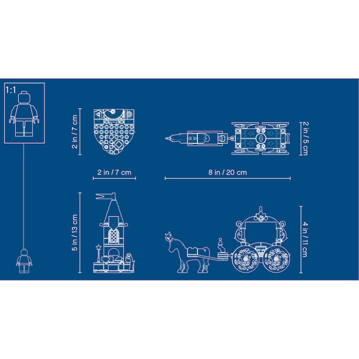 LEGO® Disney Princess™ - Calatoria Cenusaresei cu trasura 41159 SECOND HAND [2]