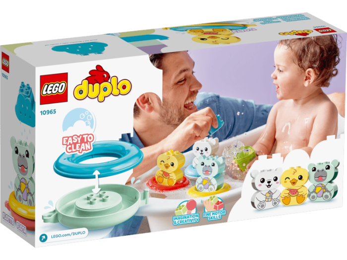 LEGO® DUPLO - Prima mea distractie la baie: Tren cu animale plutitoare 10965, 14 piese [3]