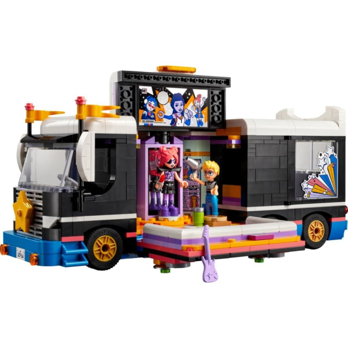 LEGO® Friends - Autocar de turneu pentru staruri pop 42619, 845 piese [2]