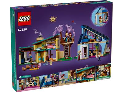 LEGO® Friends - Casele familiale ale lui Olly si Paisley 42620, 1126 piese [2]