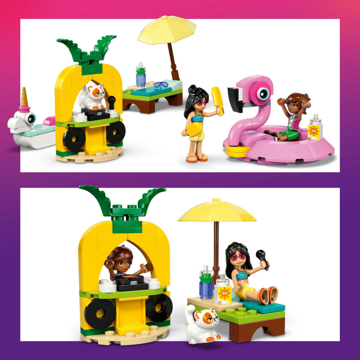 LEGO® Friends - Petrecere la piscina cu unicornul si flamingo 42658, 99 piese [3]