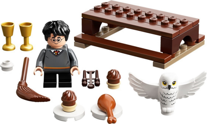 LEGO Harry Potter si Hedwig - Livrare cu bufnita 30420, 27 piese [2]