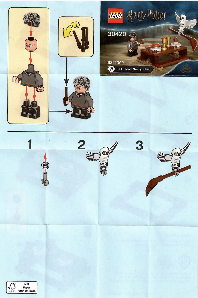 LEGO Harry Potter si Hedwig - Livrare cu bufnita 30420, 27 piese [3]