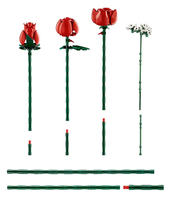 LEGO® Icons Creator Expert - Buchet de trandafiri 10328, 822 piese [2]