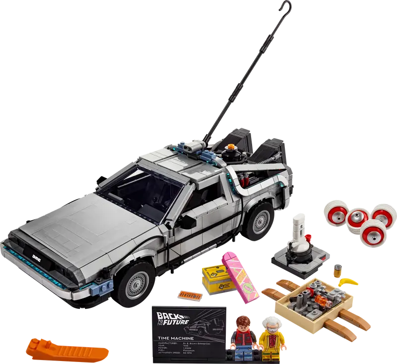 LEGO® Icons Creator Expert - Masina timpului Inapoi in viitor 10300, 1872 piese [9]