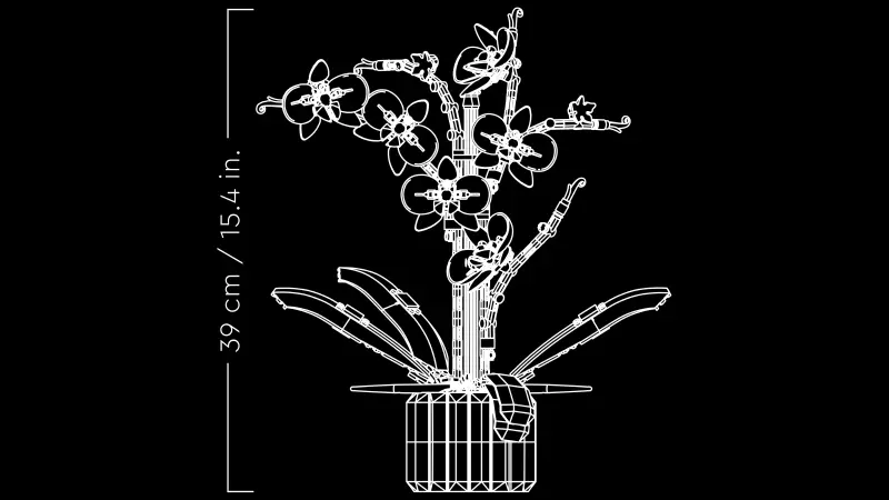 LEGO® Icons Creator Expert - Orhidee 10311, 608 piese [3]