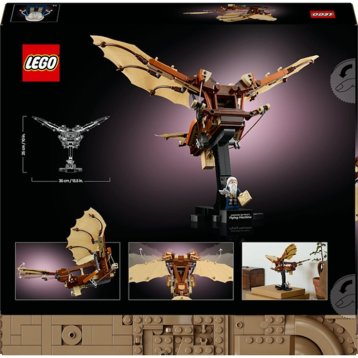 LEGO® Icons - Masina zburatoare a lui Leonardo da Vinci 10363, 493 piese [5]