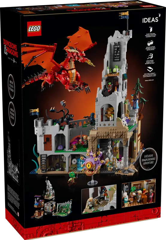 LEGO® Ideas - Dungeons & Dragons: Povestea dragonului rosu 21348, 3091 piese [5]