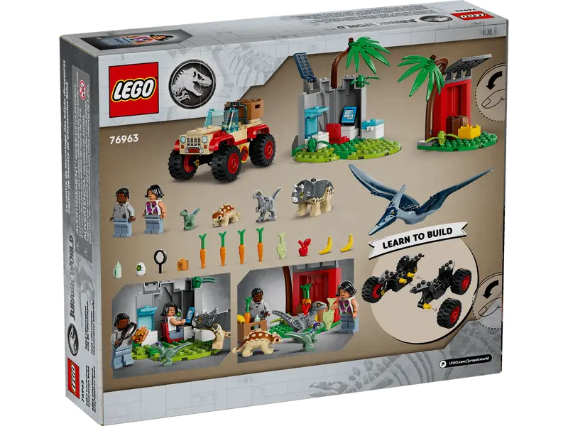 LEGO® Jurassic World - Centru de salvare pentru pui de dinozaur 76963, 139 piese [2]