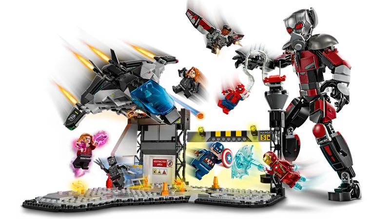 LEGO® Marvel - Batalia plina de actiune din Capitanul America: Razboi civil 76314, 736 piese [4]
