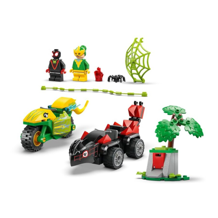 LEGO® Marvel - Spin si Electro intr-o urmarire cu dino-vehicule 11198, 124 piese [4]