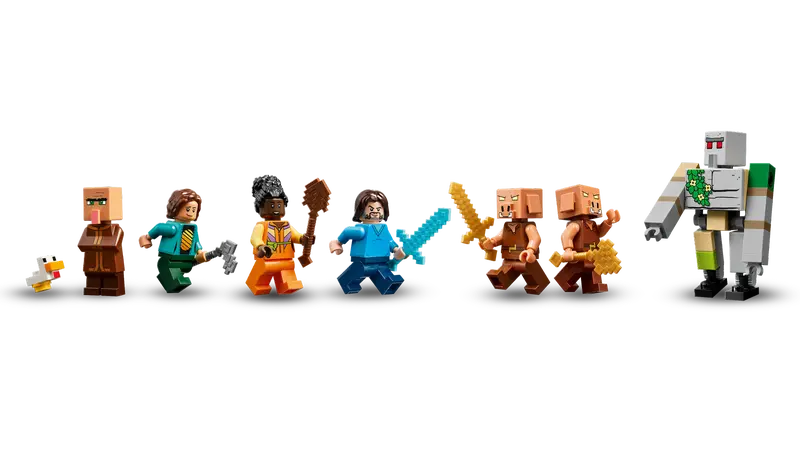 LEGO® Minecraft™ - Atacul baloanelor Ghast asupra satului 21273, 555 piese [4]