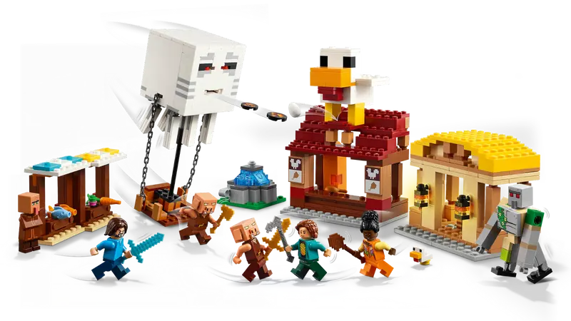 LEGO® Minecraft™ - Atacul baloanelor Ghast asupra satului 21273, 555 piese [2]