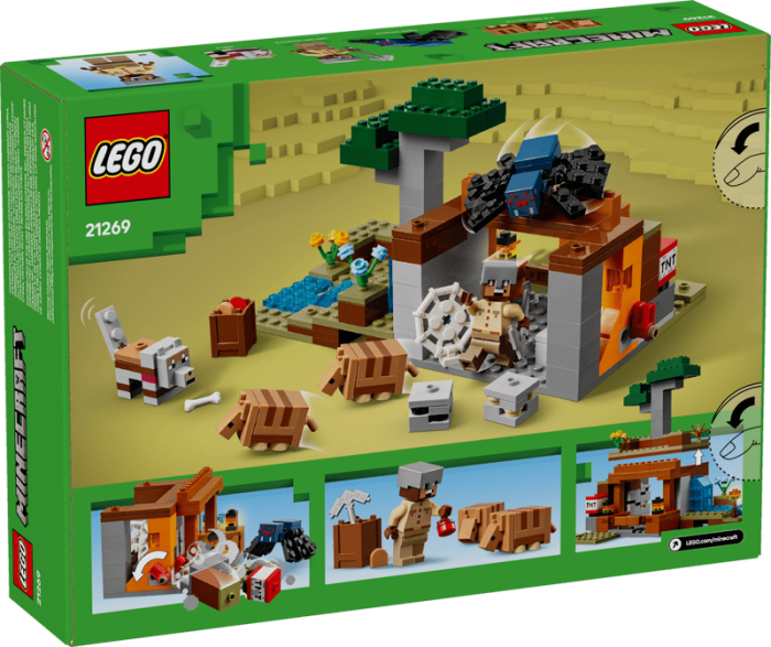 LEGO® Minecraft™ - Expeditia de minerit cu Tatu 21269, 247 piese [5]