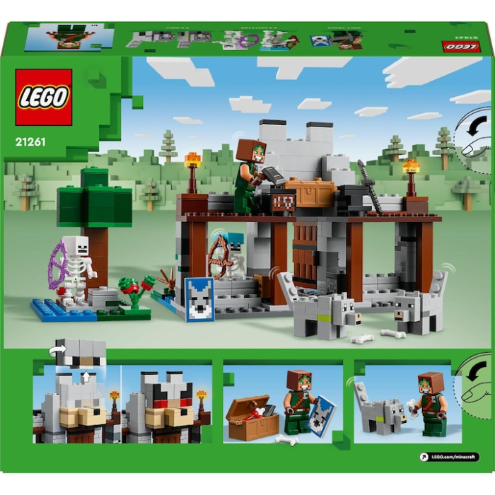 LEGO® Minecraft® - Fortareata lupilor 21261, 312 piese [3]