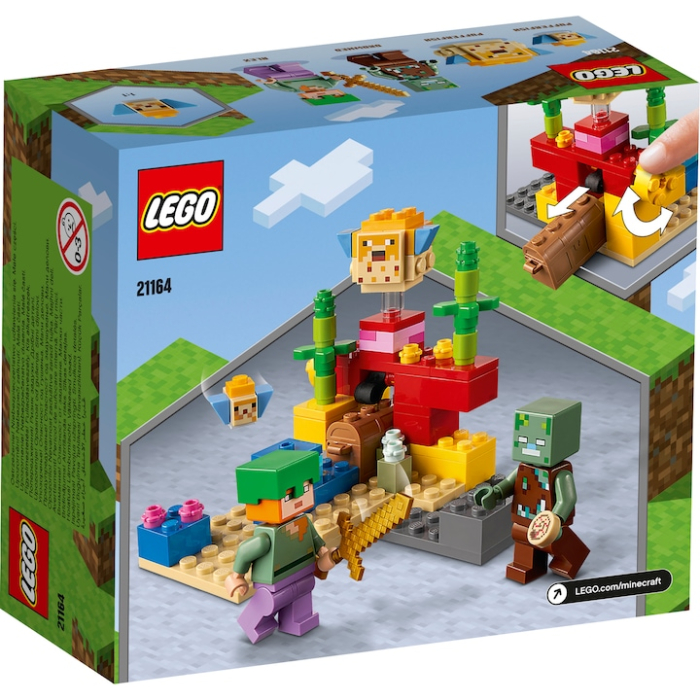 LEGO Minecraft - Reciful de corali 21164, 92 piese [3]