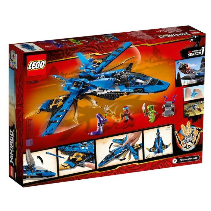 LEGO Ninjago - Avionul de lupta al lui Jay 70668, 490 piese [2]