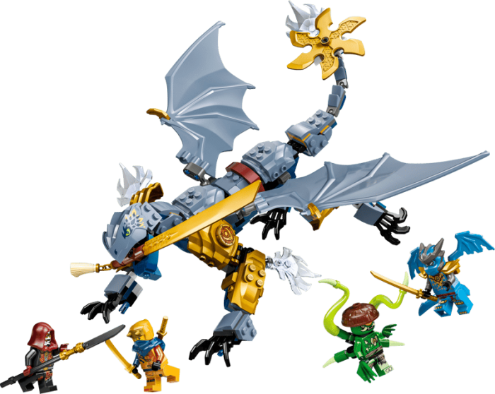LEGO NINJAGO - Batalia dragonului ninja Riyu 71855, 347 piese [2]