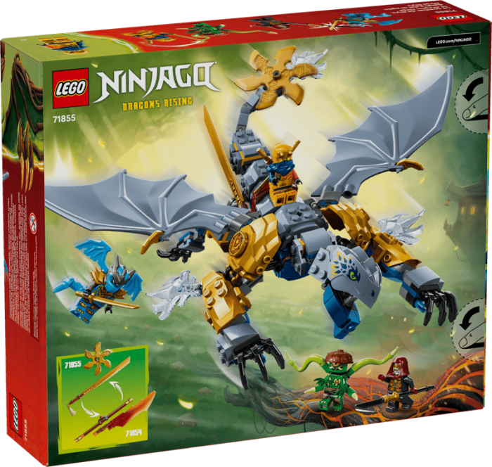 LEGO NINJAGO - Batalia dragonului ninja Riyu 71855, 347 piese [3]