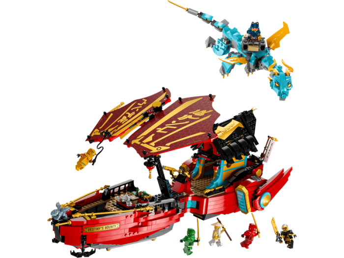 LEGO® Ninjago - Destiny's Bounty - Cursa contra timp 71797, 1739 piese [2]