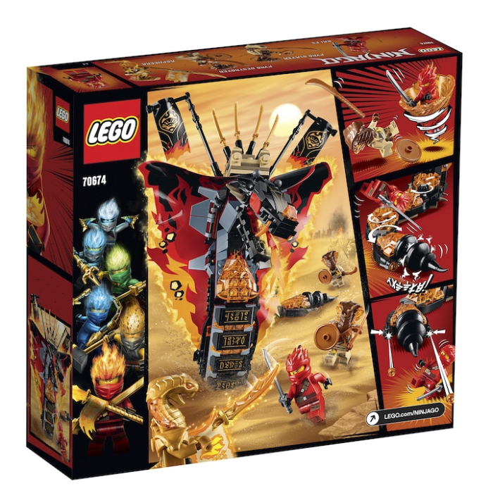 LEGO NINJAGO - Gheara de Foc 70674, 463 piese SECOND HAND [2]