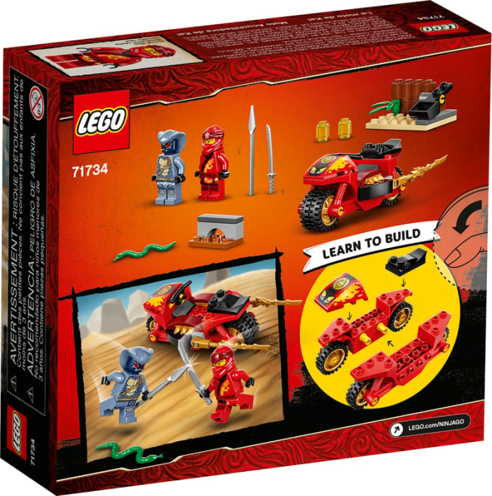 LEGO NINJAGO - Legacy Motocicleta Blade a lui Kai 71734, 54 piese [5]