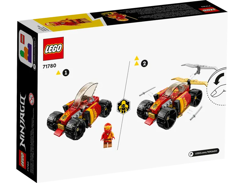 LEGO® Ninjago™ - Masina de curse EVO ninja a lui Kai 71780, 94 piese [2]