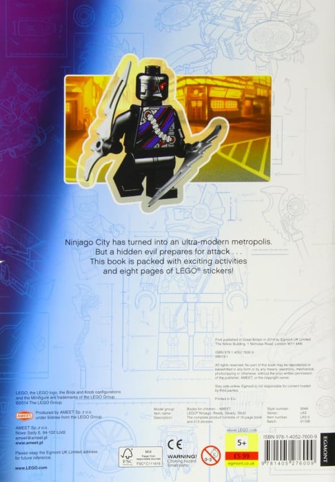 Lego Ninjago Masters of Spinjitzu: Ready Steady Stick! (Sticker Activity Book) [2]