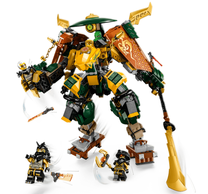 LEGO® Ninjago - Robotii din echipa ninja a lui Lloyd si Arin 71794, 764 piese [2]