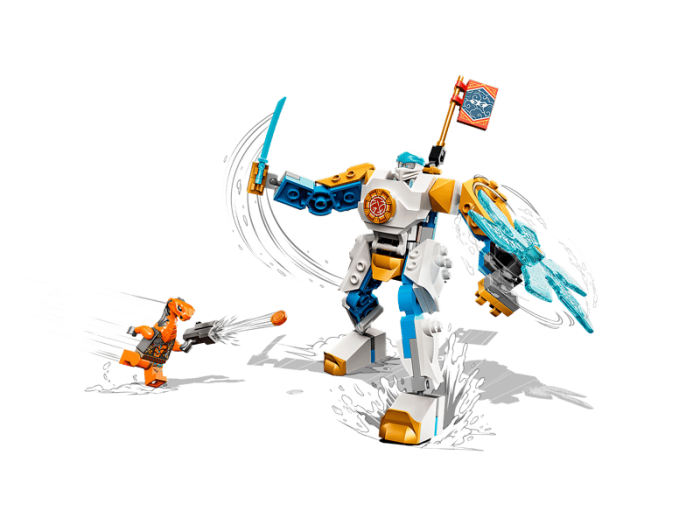 LEGO® NINJAGO - Robotul EVO Power Up al lui Zane 71761, 95 piese SECOND HAND [3]