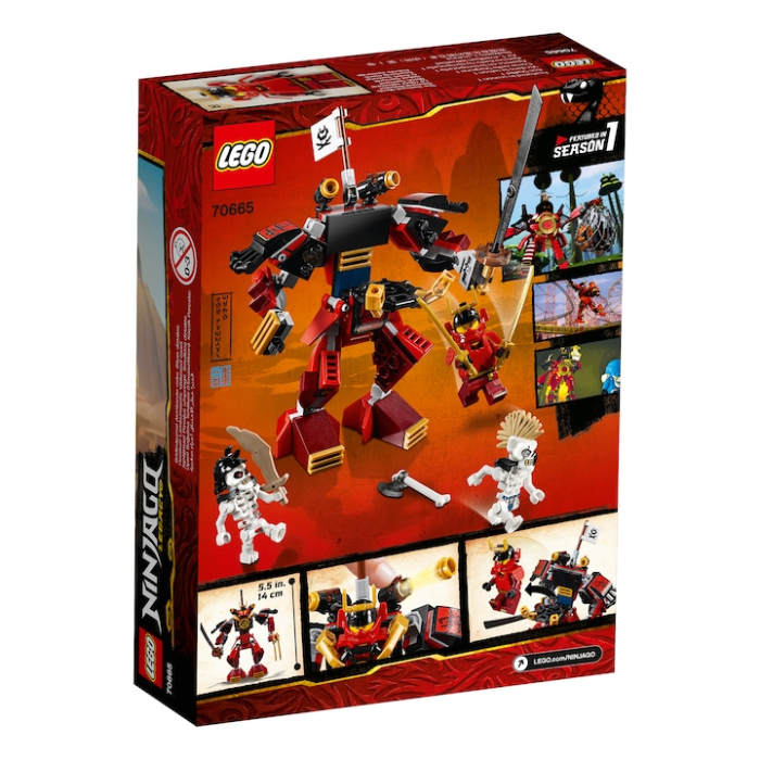 LEGO NINJAGO - Samurai Mech 70665, 154 piese [3]
