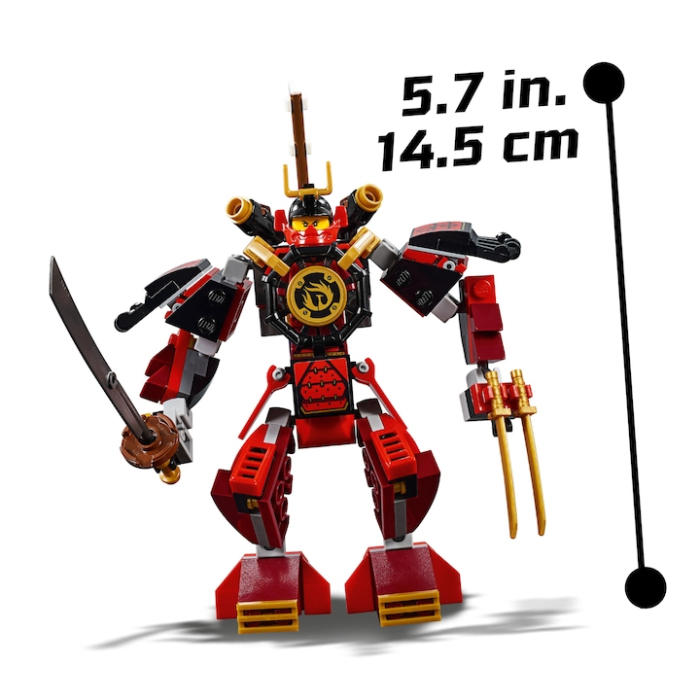 LEGO NINJAGO - Samurai Mech 70665, 154 piese [5]