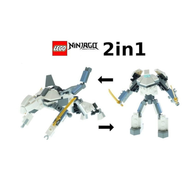 LEGO Ninjago - Titanium Mini Mech 30591, 77 piese [3]