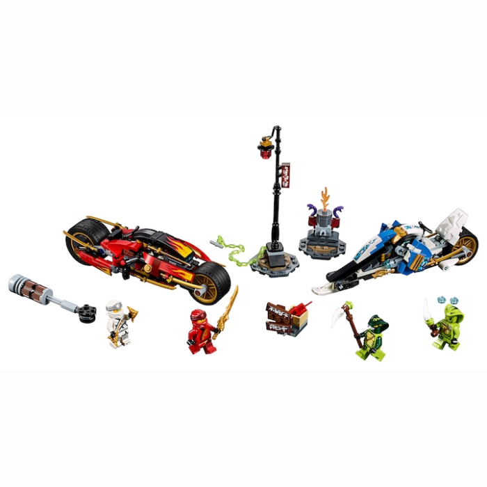LEGO NINJAGO - Vehiculele lui Kai si Zane - Motociclete Blade si snowmobilul 70667, 376 piese SECOND HAND [4]