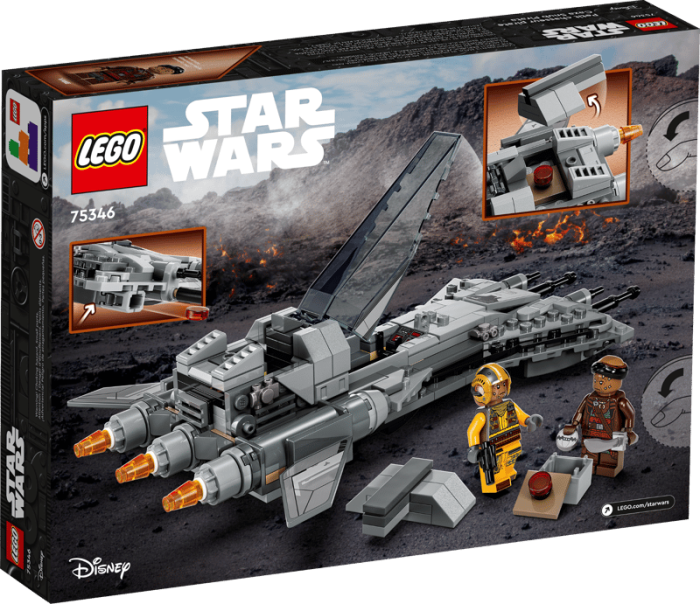 LEGO® Star Wars™ - Avion de vanatoare pirat 75346, 285 piese [4]