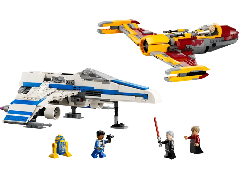 LEGO® Star Wars™ - E-Wing al Noii Republici vs Starfighter-ul lui Shin Hati 75364, 1056 piese [6]