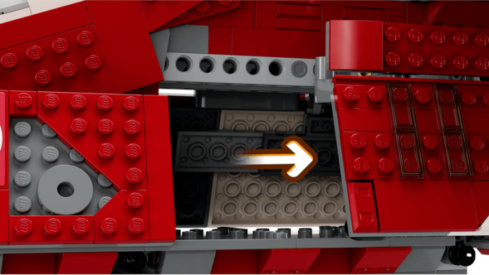 LEGO® Star Wars - Nava de lupta a gardienilor de pe Coruscant 75354, 1083 piese [8]