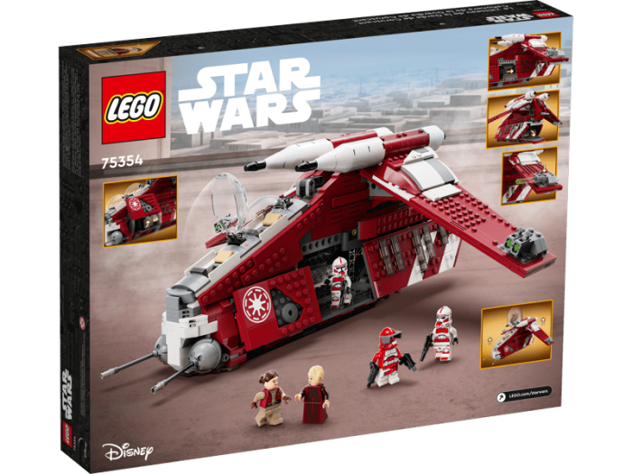LEGO® Star Wars - Nava de lupta a gardienilor de pe Coruscant 75354, 1083 piese [3]