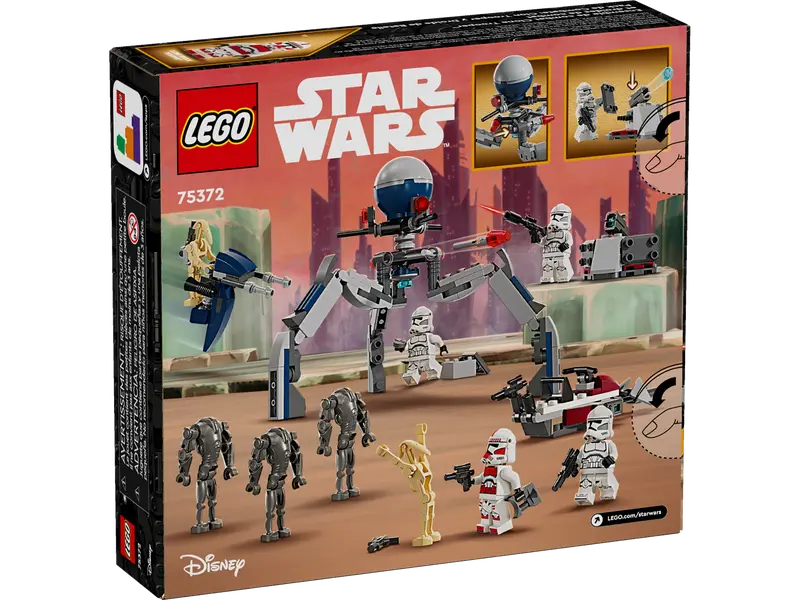 LEGO® Star Wars™ - Pachet de lupta Clone Trooper™ si droid de lupta 75372, 215 piese [2]