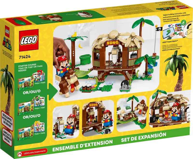 LEGO® Super Mario™ - Set de extindere - Casa din copac a lui Donkey Kong 71424, 555 piese [5]