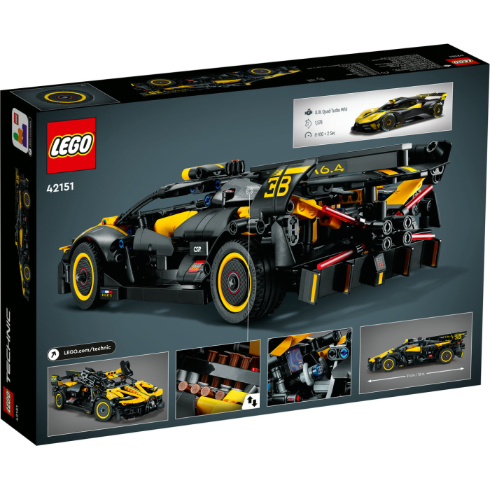 LEGO® Technic - Bolid Bugatti 42151, 905 piese [2]