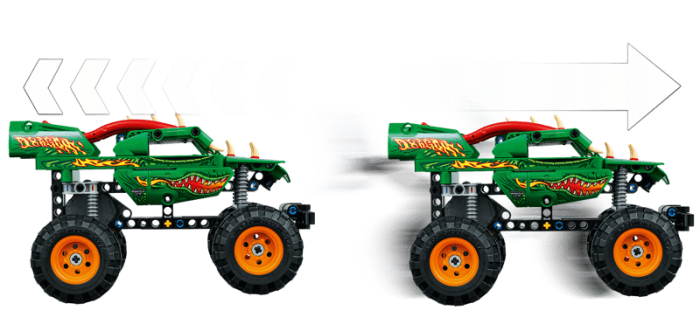 LEGO® Technic - Monster Jam™ Dragon™ 42149, 217 piese [2]