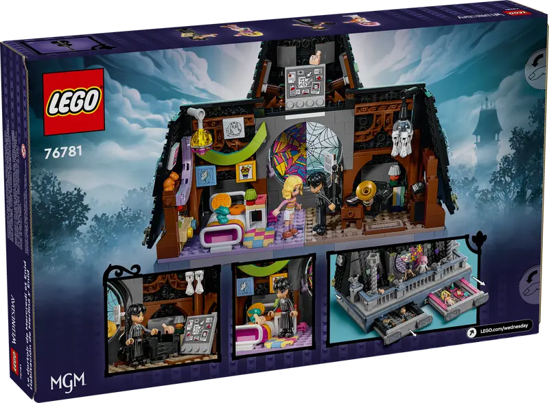 LEGO Wednesday® - Dormitorul lui Wednesday si al lui Enid 76781, 750 piese [5]